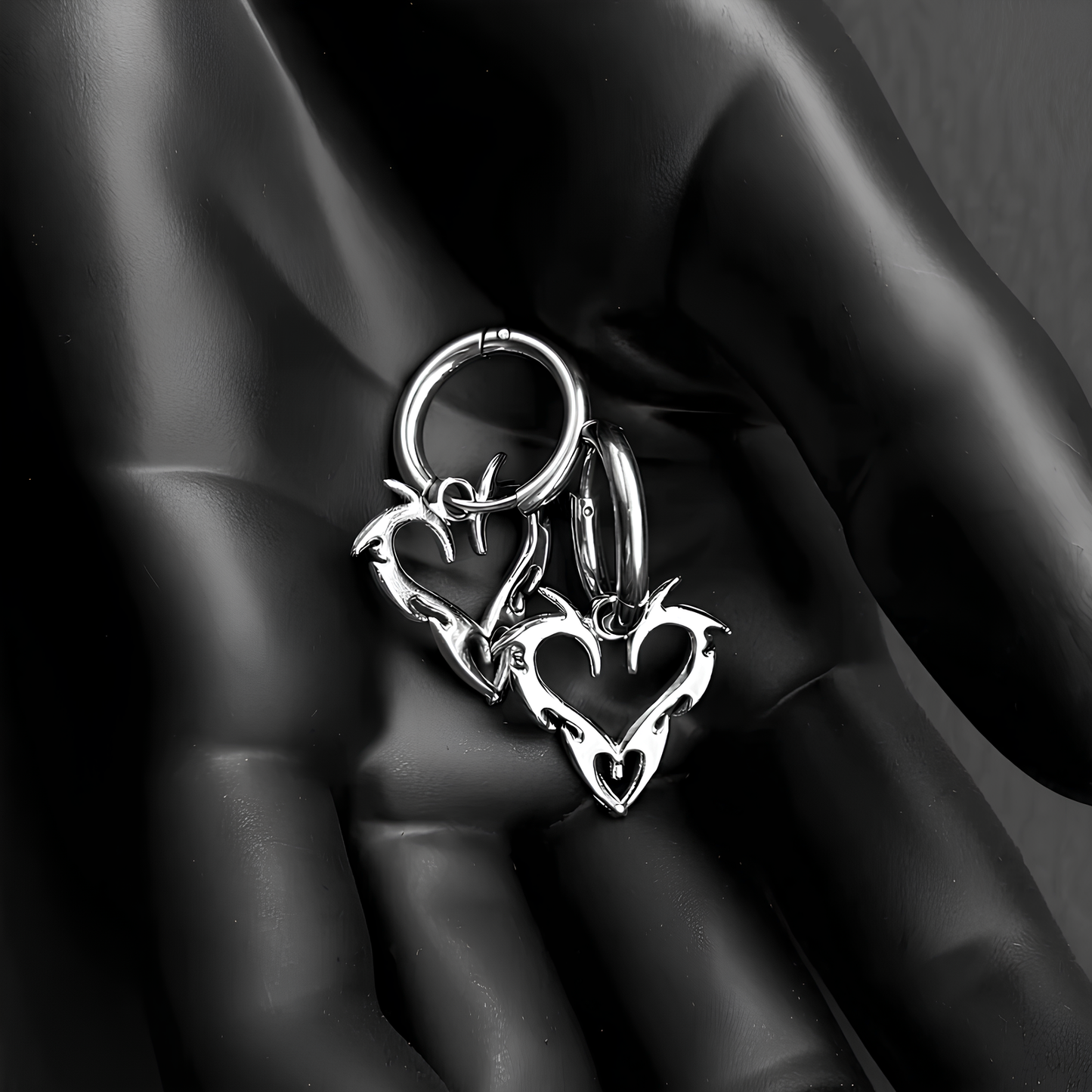 Barb Heart Hoops