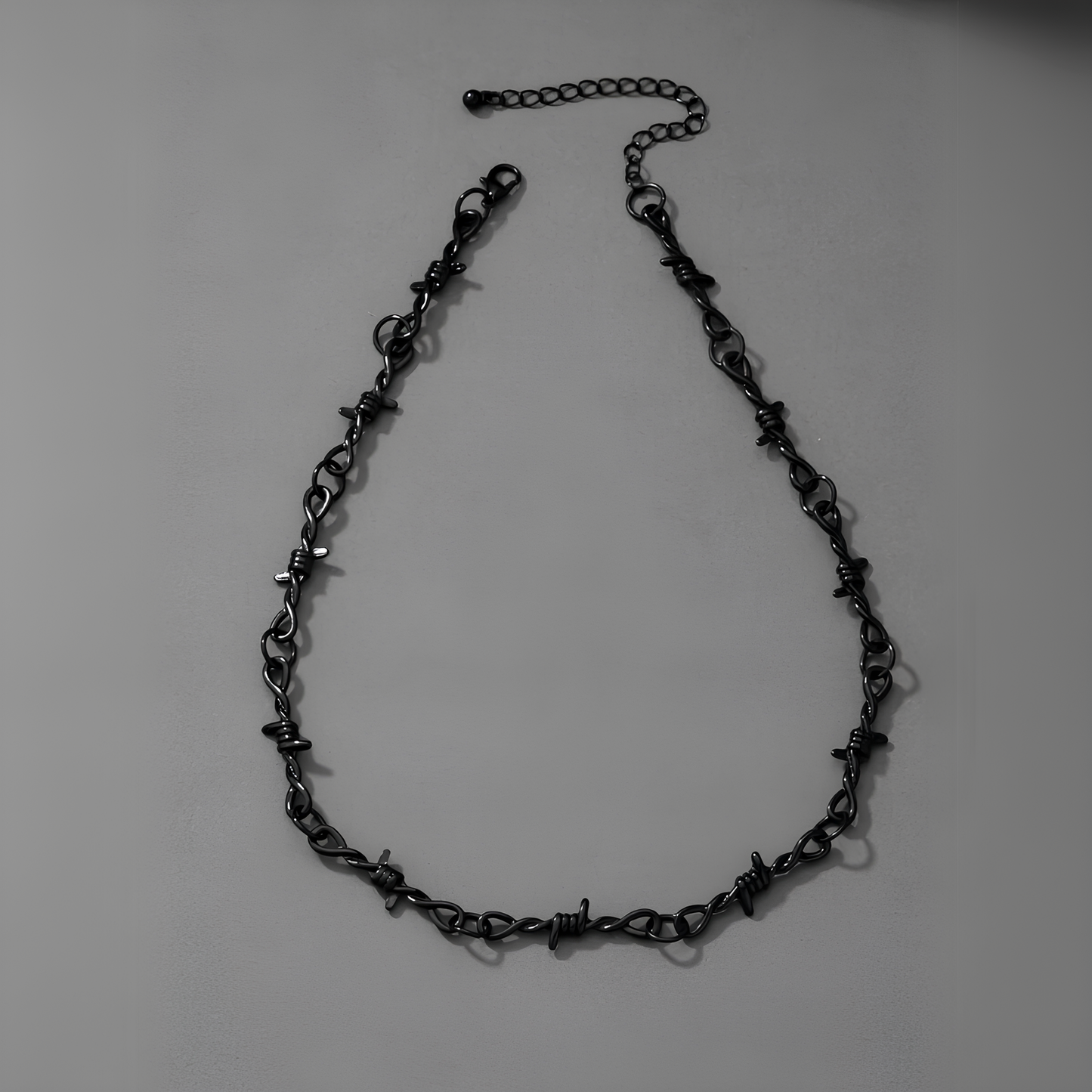 Black Barb Wire Necklace