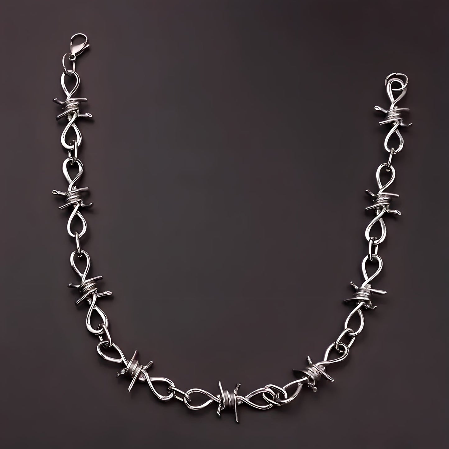 Twisted Barb Wire Necklace