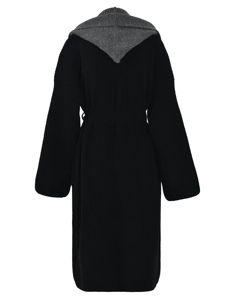 Women's Hooded Cardigan Gray