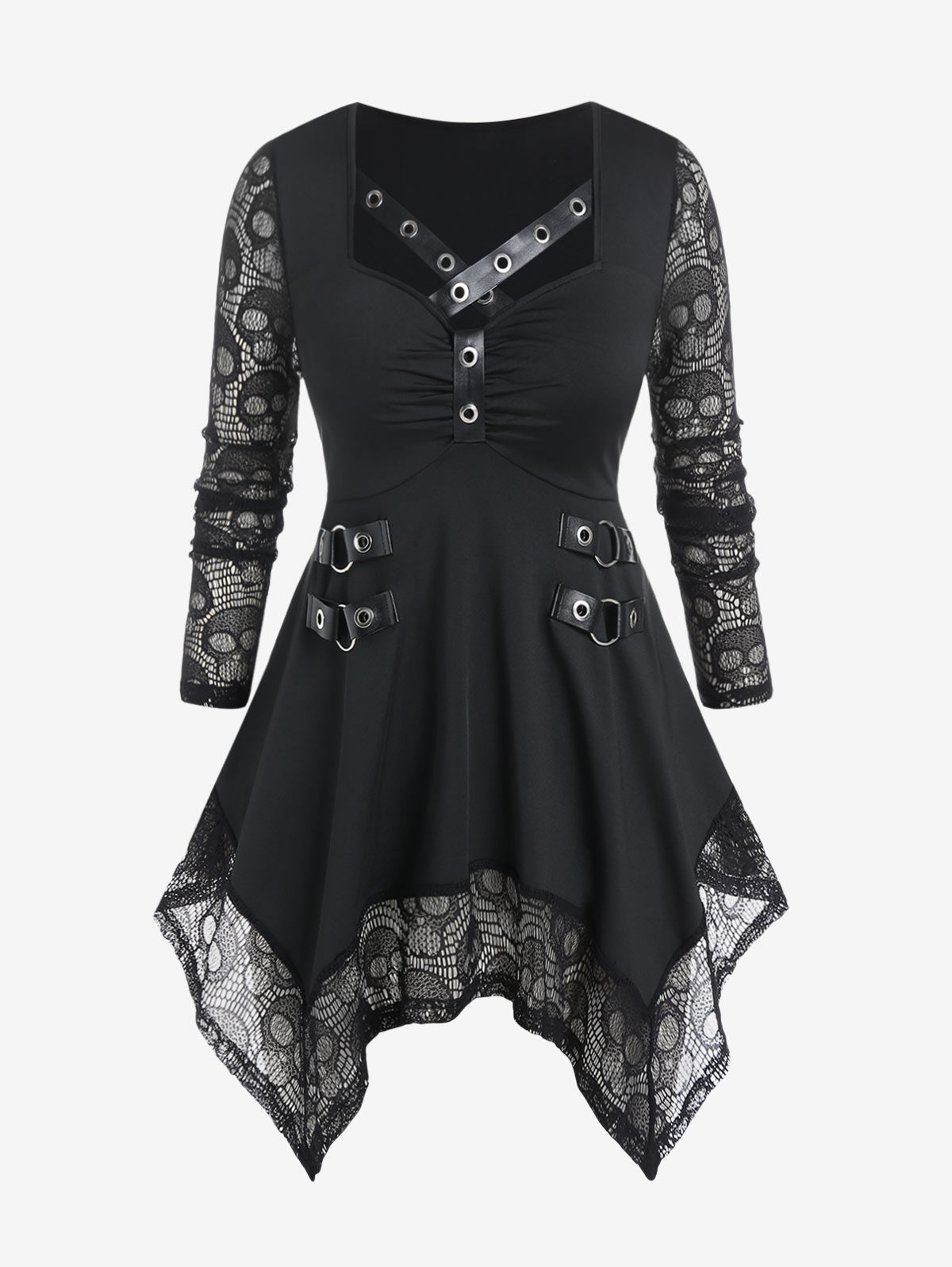 ROSEGAL-Gothic-Skull-Lace-Panel-Tees-Handkerchief-Top-Black-Sweetheart-Neck-Long-Sleeves-Grommets-T-Shirts.jpg