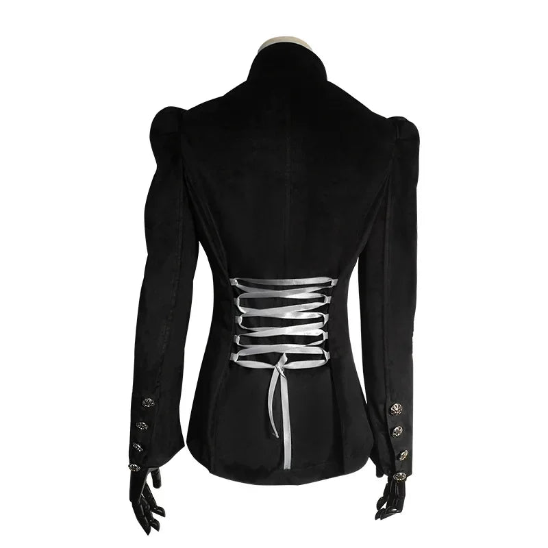 Women's Gothic Velvet Blazer